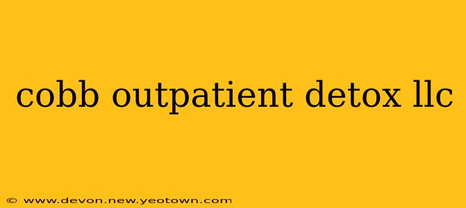 cobb outpatient detox llc