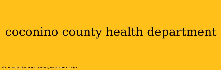 coconino county health department