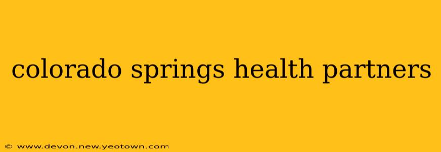 colorado springs health partners