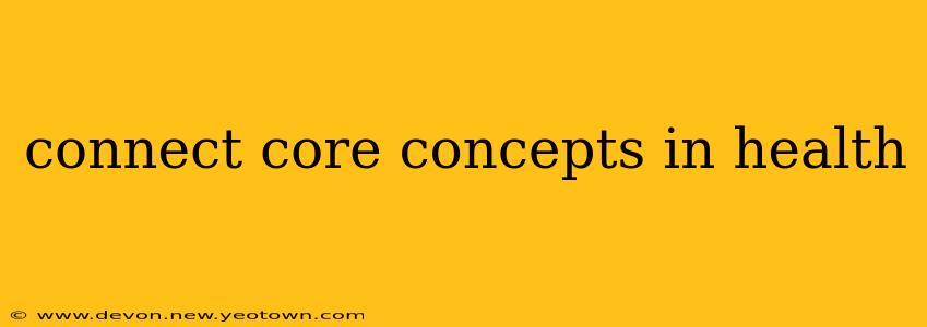 connect core concepts in health