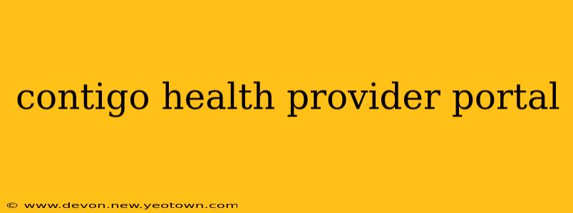 contigo health provider portal