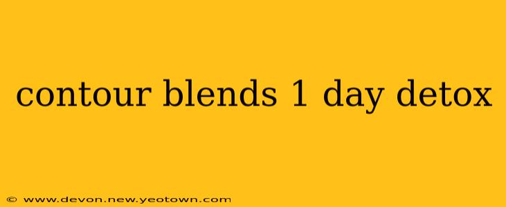 contour blends 1 day detox
