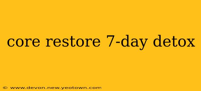 core restore 7-day detox