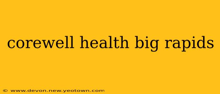 corewell health big rapids