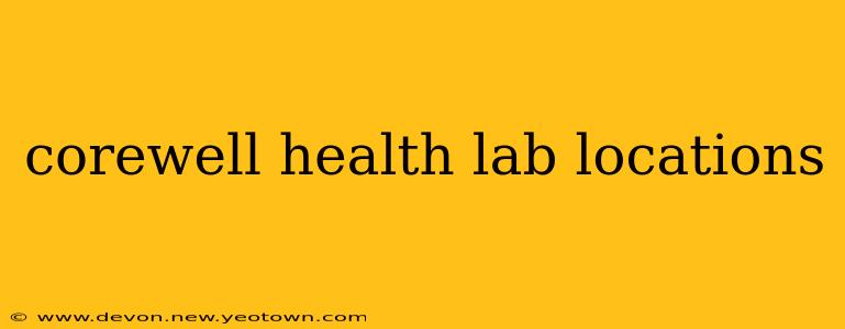 corewell health lab locations