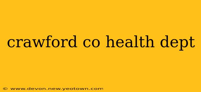 crawford co health dept