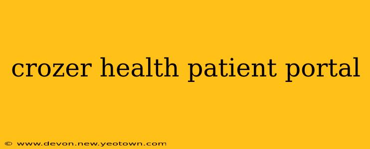 crozer health patient portal