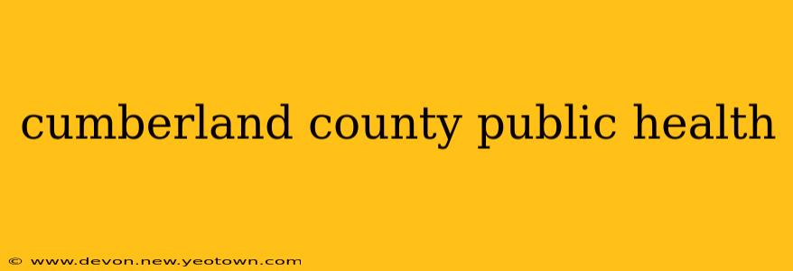 cumberland county public health