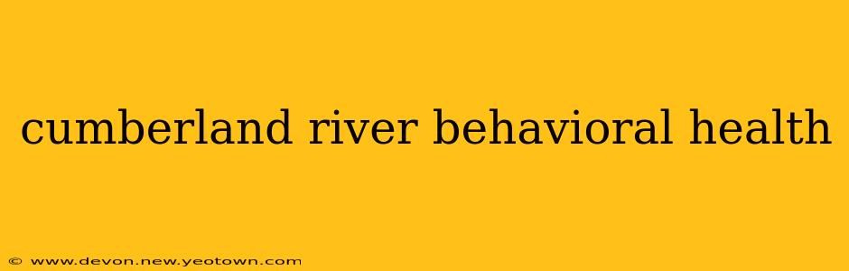 cumberland river behavioral health