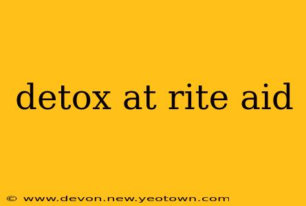 detox at rite aid