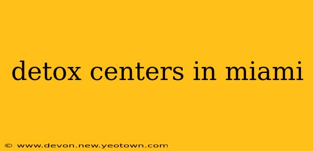 detox centers in miami