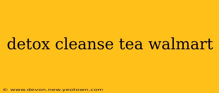 detox cleanse tea walmart