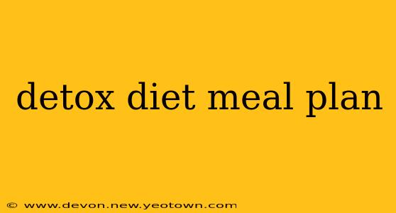 detox diet meal plan