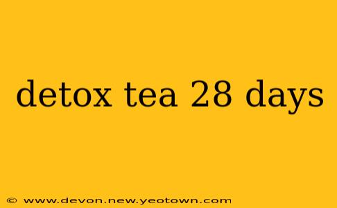 detox tea 28 days