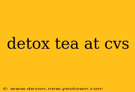 detox tea at cvs