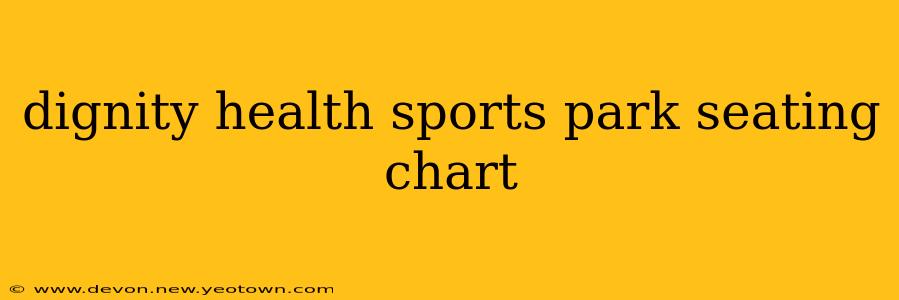 dignity health sports park seating chart