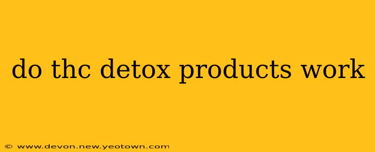 do thc detox products work