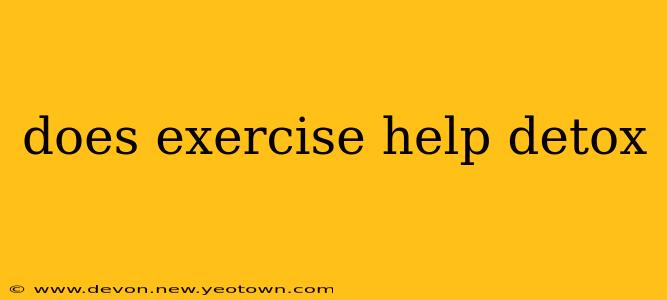 does exercise help detox