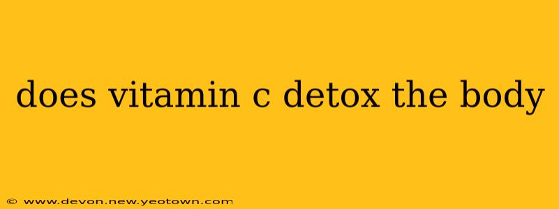 does vitamin c detox the body