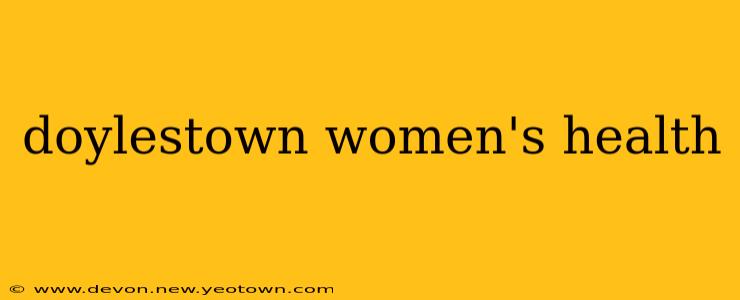 doylestown women's health