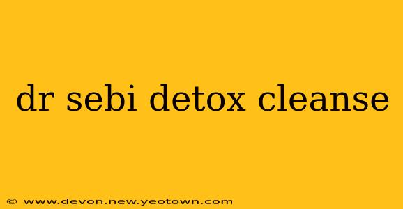 dr sebi detox cleanse