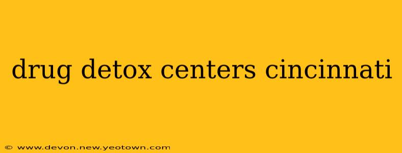 drug detox centers cincinnati