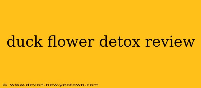 duck flower detox review