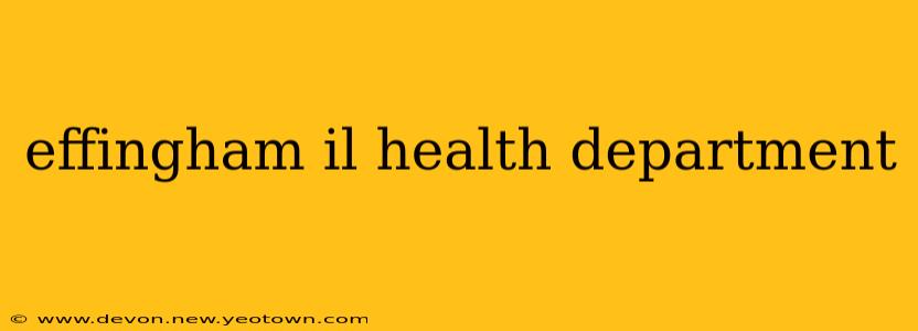 effingham il health department