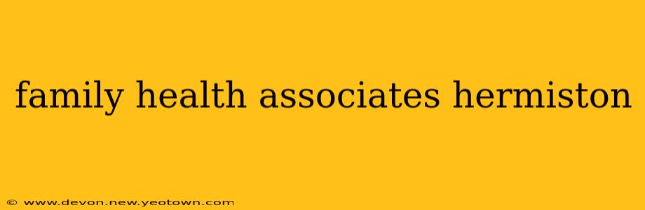family health associates hermiston
