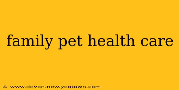 family pet health care