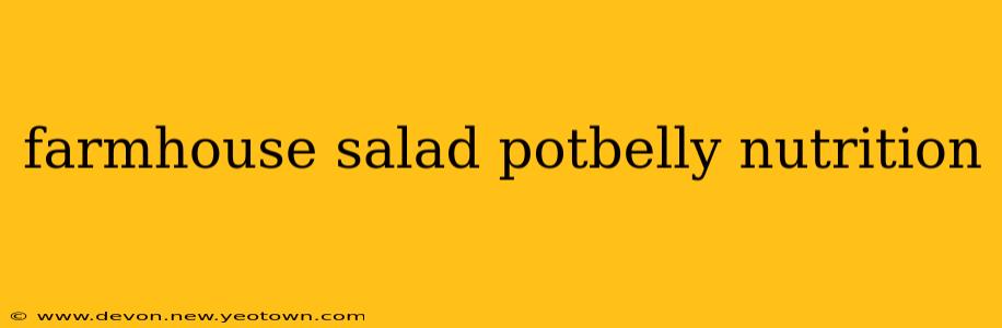 farmhouse salad potbelly nutrition