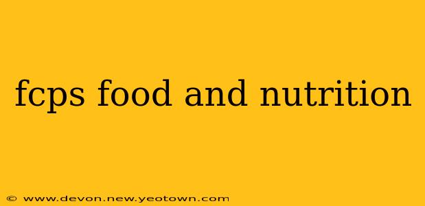 fcps food and nutrition