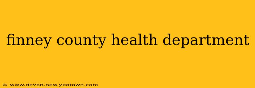finney county health department