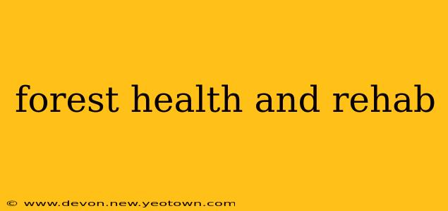 forest health and rehab