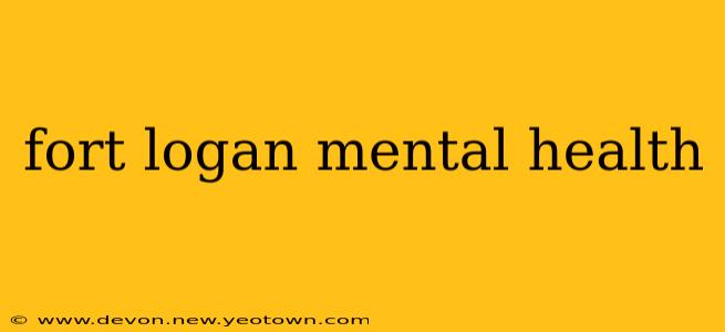 fort logan mental health