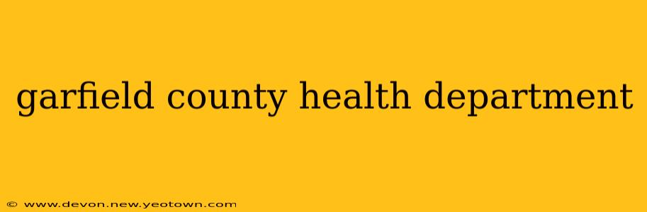 garfield county health department