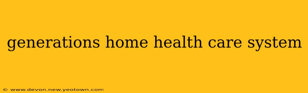 generations home health care system