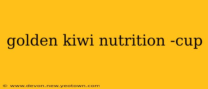 golden kiwi nutrition -cup