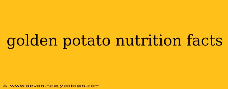 golden potato nutrition facts