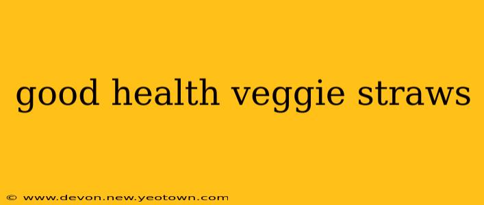 good health veggie straws