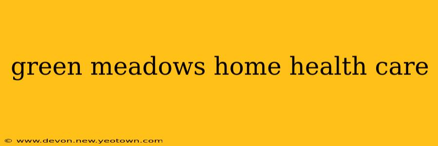 green meadows home health care