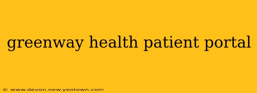 greenway health patient portal