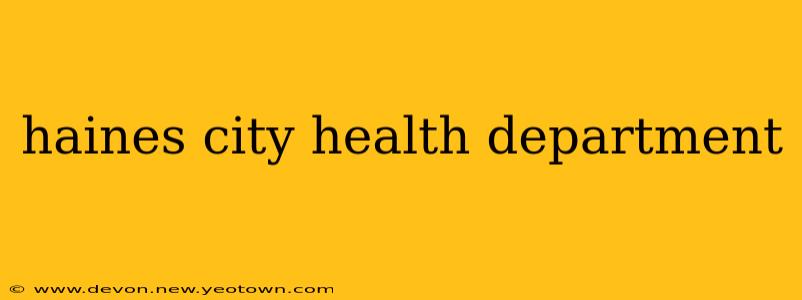 haines city health department