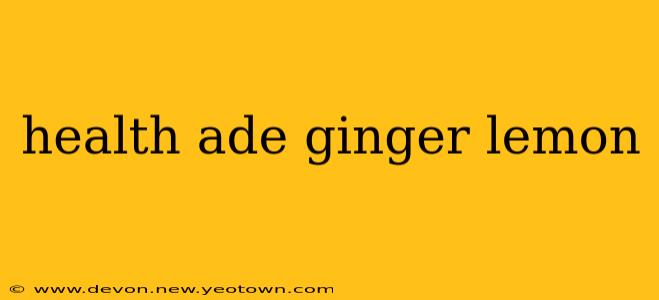 health ade ginger lemon