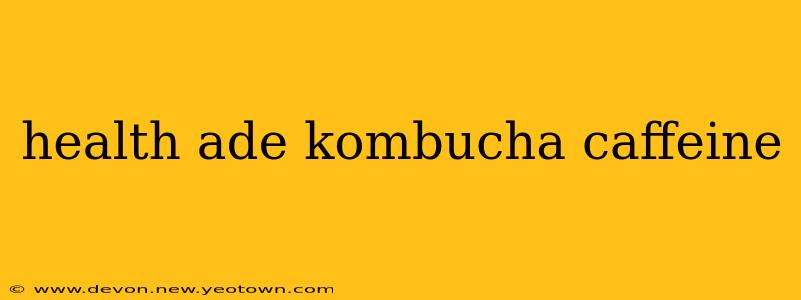 health ade kombucha caffeine