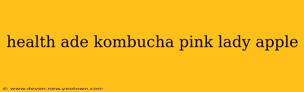 health ade kombucha pink lady apple