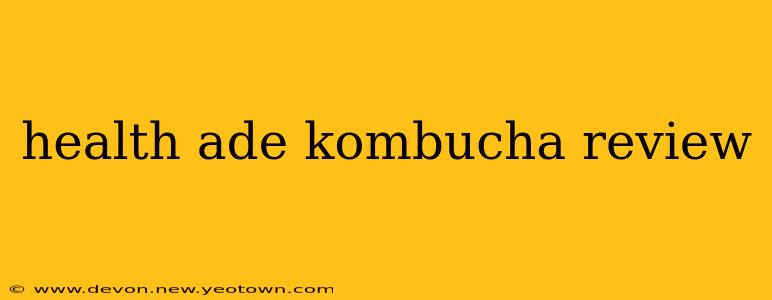 health ade kombucha review