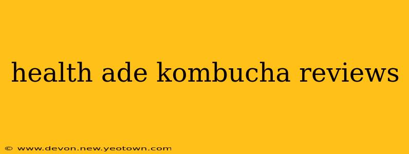 health ade kombucha reviews