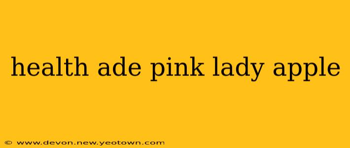 health ade pink lady apple