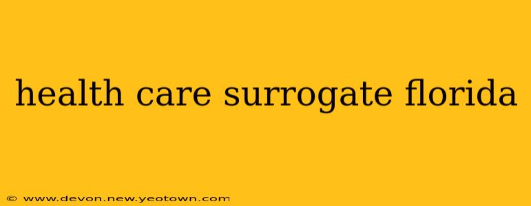 health care surrogate florida
